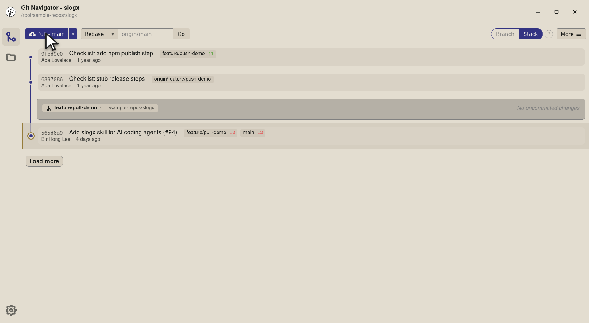Step 2 — Clicking the main button runs that exact strategy — no need to open the dropdown if the default is what you want. The la